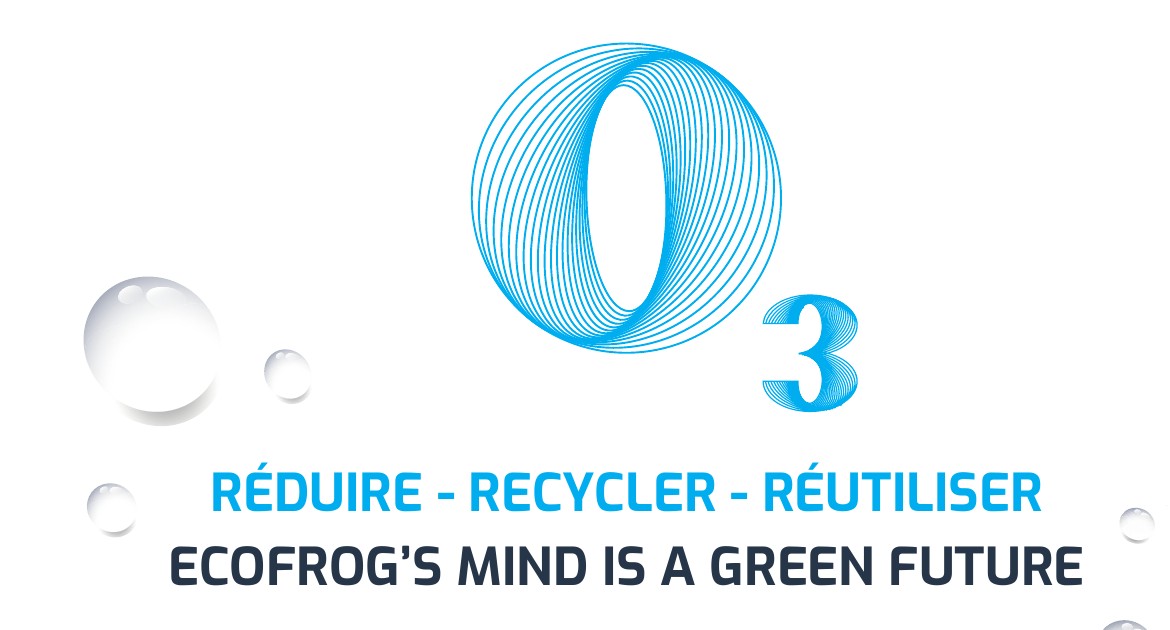 EcoFrog's mind is a green future — Réduire, recycler, réutiliser